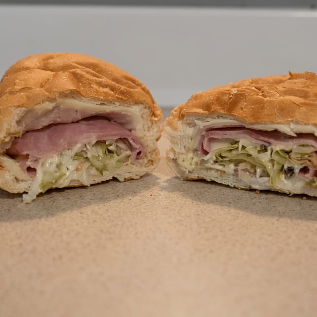 Ham & Cheese Sub.